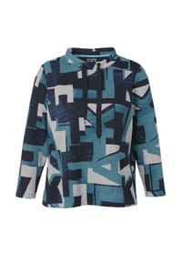 VIA APPIA -DUE- - Sweatshirt Große Größen - smaragd multicolor