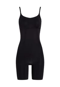 Calvin Klein - Shape Bodysuit "Secure Sculpt", kurz, Spaghetti-Träger, für Damen - UB1 BLACK