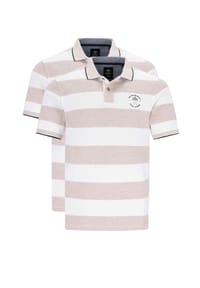 hajo - Poloshirt 2er Pack Riviera - Admiralsblau