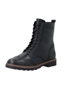 remonte® - Schnürstiefeletten, Leder, für Damen - Schwarz