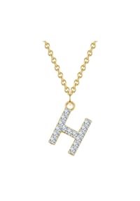 GLANZSTÜCKE MÜNCHEN - Damen Kette aus 925/- Sterling Silber in Gelbgold mit Zirkonia - gelbgold
