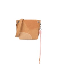 Fritzi aus Preußen Fritzi03 - Schultertasche Fritzi03 Limited Happy Flocked Jive Soft Berry mit moderner Flockung - Braun