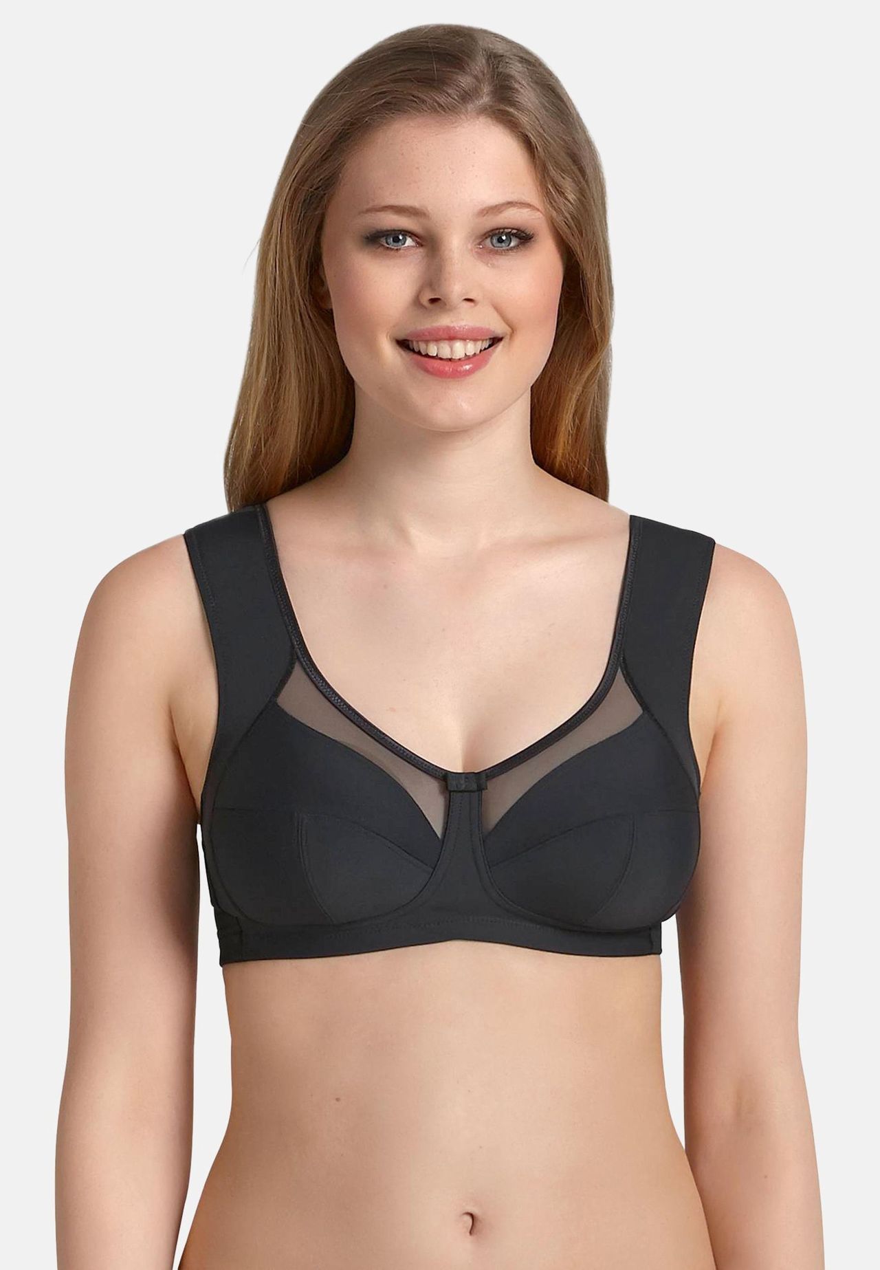 Anita Clara Entlastungs-Bh, Zierschleife, TüLl, FüR Damen, Schwarz, 95D