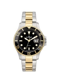 DUGENA DIVER - Sportliche Armbanduhr Diver Automatik - bicolor/schwarz