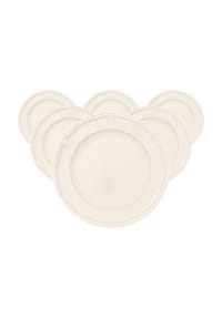 Villeroy & Boch Speiseteller Manoir ø 26,7 cm 6er Set weiß - MANOIR - weiß