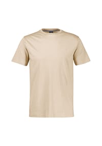 LERROS - Klassisches T-Shirt aus reiner Baumwolle mit Rundkragen - BAY GREEN