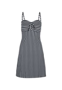 LINGADORE® - Kleid Strand - Schwarz Weiss Druck