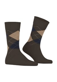 Burlington - Socken "Dundee", Rippbündchen, für Herren - 3080 ANTHRA.MEL