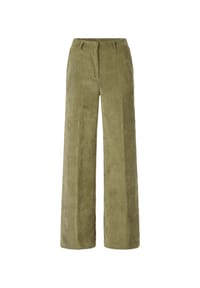 rich&royal - Cordhose Corduroy, Gürtelschlaufen, für Damen - 411 GOLDEN MOSS