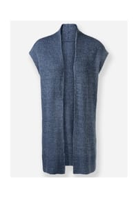 Witt - Strickweste - rauchblau-meliert