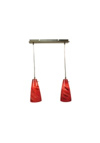 näve Leuchten - Pendelleuchte 2-flg. - rot
