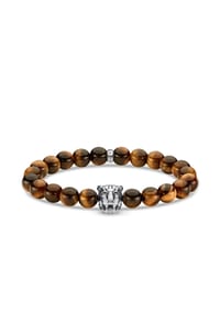 Thomas Sabo STERLING SILVER - Armband Tiger - braun