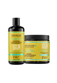 KERARGAN - UV-Schutz Shampoo & Maske Marula - weiß