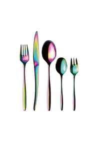 MÄSER Besteck-Set, Edelstahl Nigran - Nigran - Mehrfarbig