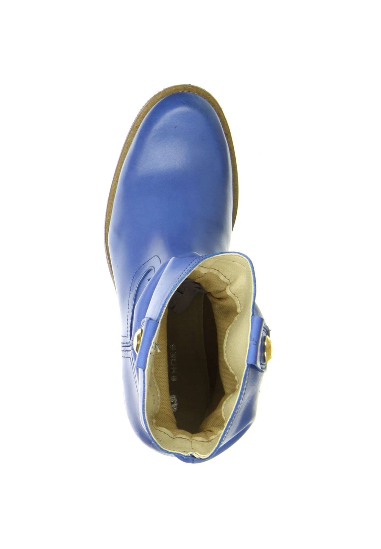 Damen Schuhe Online Shoes Damen Stiefeletten Echtleder blau