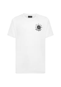 PLEIN SPORT - T-Shirt - white/black