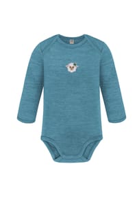 normani® - Baby Merino Body Langarm Auckland - Anthrazit
