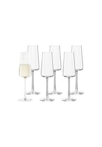 Stölzle Lausitz Champagnergläser Power 240 ml 6er Set transparent - POWER - transparent