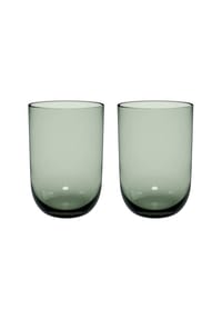 like. by Villeroy & Boch Longdrinkbecher, Set 2tlg. Like Sage - Like Glass - grün