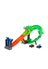 Hot Wheels - Rennbahn "Drachenzerstörungs-Spielset" - MEHRFARBIG
