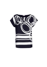 Alba Moda - Shirt mit grafischem Druck - schwarz / weiß