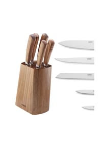 kuppels 5-tlg. Messerblock 5-teilig - Wood - braun
