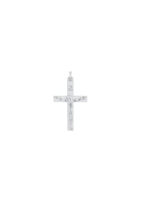 amor Kreuz mit Corpus - Motivanhänger - Silber