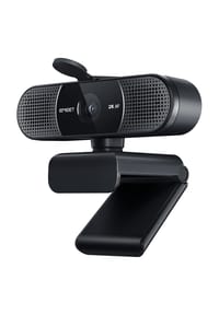 MANIKE - 2K QHD USB Webcam mit Autofokus & Mikrofon – Hohe Auflösung, Datenschutzabdeckung & Plug & Play - 