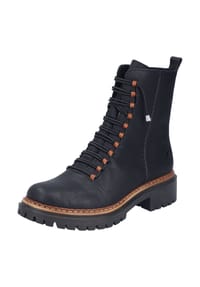 rieker - Lederimitat Stiefelette - Schwarz