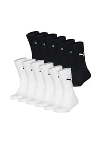 PUMA® - Kinder Socken 12er Pack - Easy Rider, ECOM, einfarbig, Logo - Grau