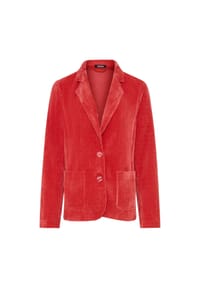olsen - Blazer in Cord-Qualität mit Reverskragen - Coffee Bean