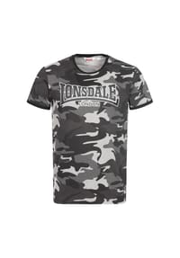 LONSDALE™ - Herren T-Shirt schmale Passform COBBETT - Camo Grey