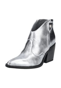 NeroGiardini - Leder Stiefelette - Silber