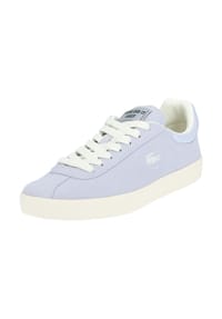 LACOSTE - Leder/Synthetik Sneaker - Blau/Weiß