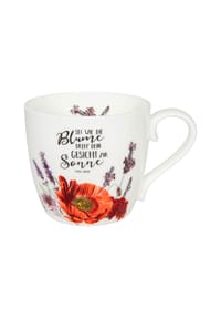 KÖNITZ - Kaffeebecher Gardening - Purple Flowers, 450 ml - Bunt