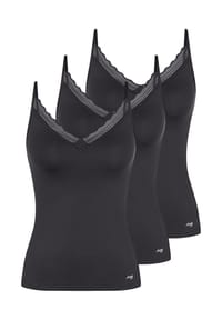 sloggi - Spaghetti Top 3er Pack Go Blush - Cameo brown