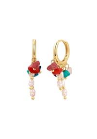 YOKOAMii - Damen Ohrringe Messing - gelbgold