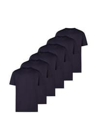 LERROS - T-Shirt 6er Pack Basic - Dunkelblau / schwarz
