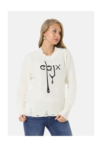 CIPO & BAXX® - Pullover WP255 mit Frontprint - BLACK