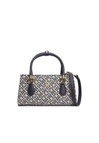 TOMMY HILFIGER GRACE - Henkeltasche, Kunstleder, Reißverschluss, für Damen - 0GY BLUE MONO