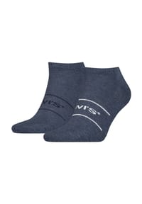 Levi's® - Sneakersocken, 2er-Pack, verstärkte Belastungszonen, für Herren - 006 BLACK