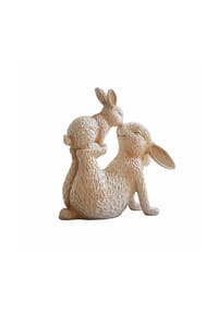 LOBERON Deko-Hase Trista beige/rosa - Osterfigur - beige/rosa