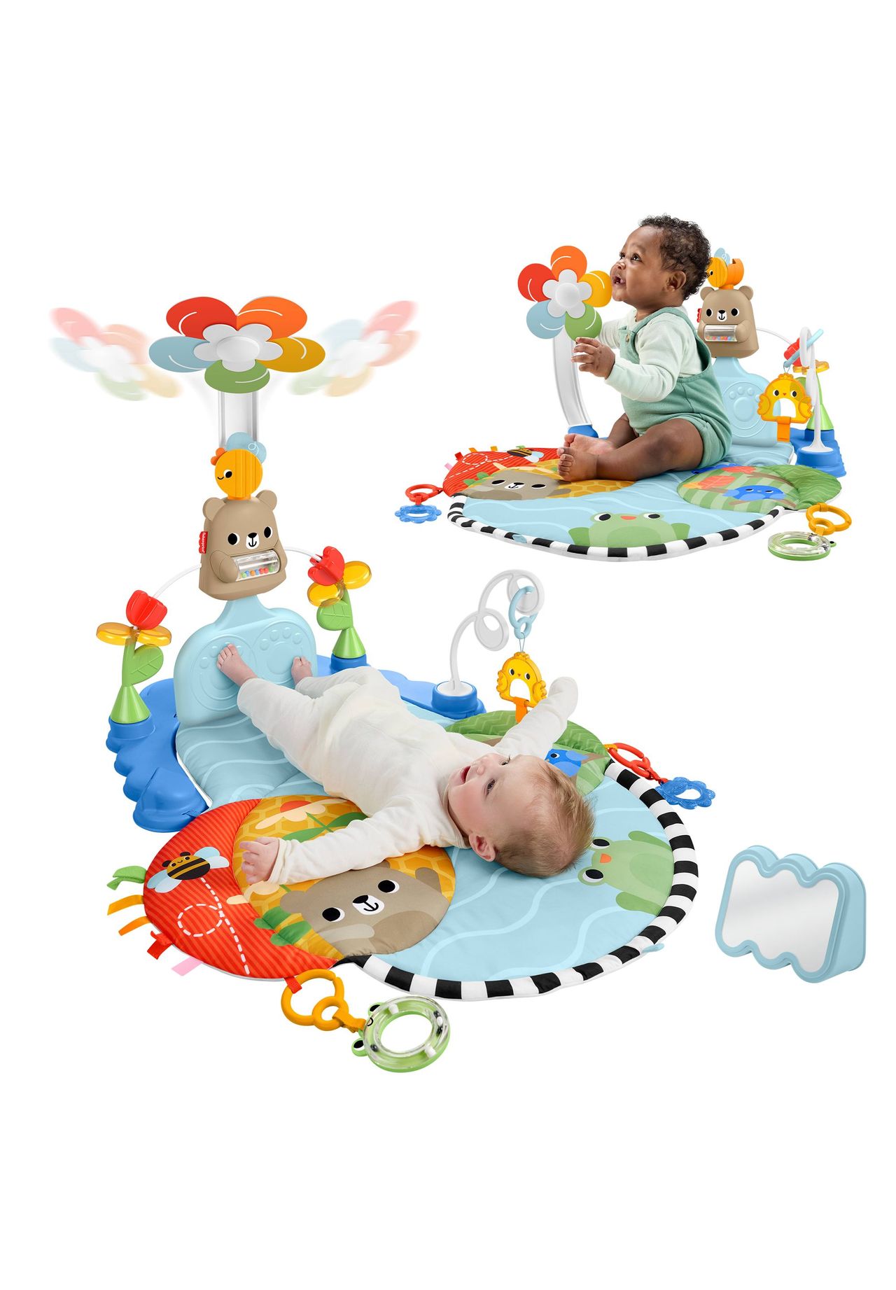 Fisher-Price Mehrfarbig Krabbeldecke + Spielbogen, Hyr60 - Image 4