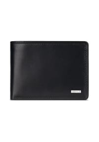 REDOLZ Leather Essentials - Leather Essentials QF Geldbörse RFID Leder 12 cm ausklappbar - all black