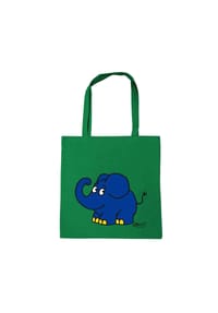 LOGOSHIRT® - Tote Bag Sendung mit der Maus - Elefant - bright orange