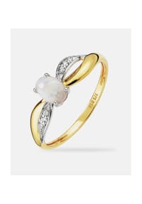 Diamant L'eternel - Ring, mit Opal, 375 Gelbgold - gold