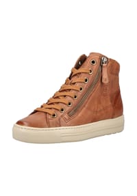 paul green - Leder Sneaker - Cognac