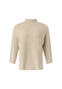 comma, - Strickpullover, Stehkragen, für Damen - 8102  BROWN