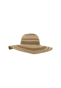 MANGUUN - Hut Saint Tropez, geflochten, für Damen - BROWN ORIGINAL