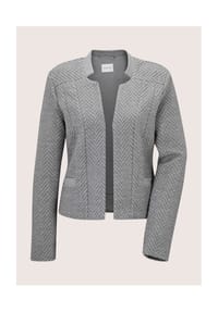 MADELEINE - Moderner Jerseyblazer in Melange-Optik - marine